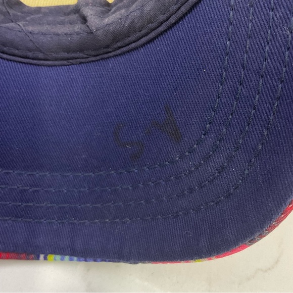 Billabong Cali-Love Multi Colored Striped Foam Snap Back Hat - Picture 7 of 7